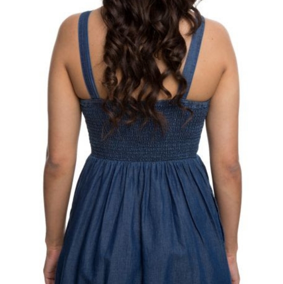 Vans Womens Denim Summer Dress (Vintage Blue) - Picture 6 of 10